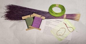 KIT ONLY - Violet/Reed Plaited Handle