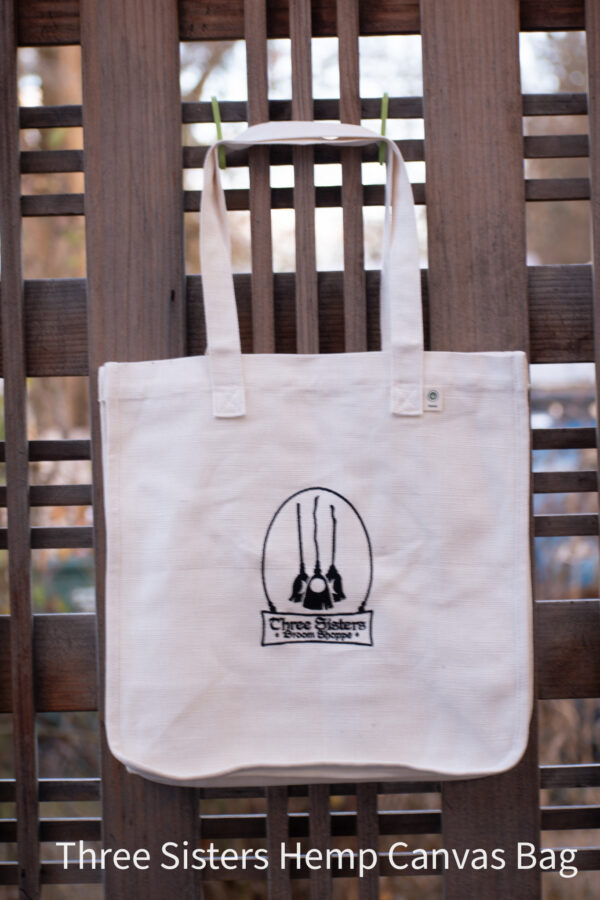 Hemp/Cotton Canvas Tote Bag With Gusset