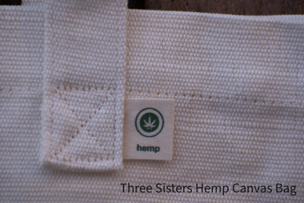 Hemp/Cotton Canvas Tote Bag With Gusset - Image 3