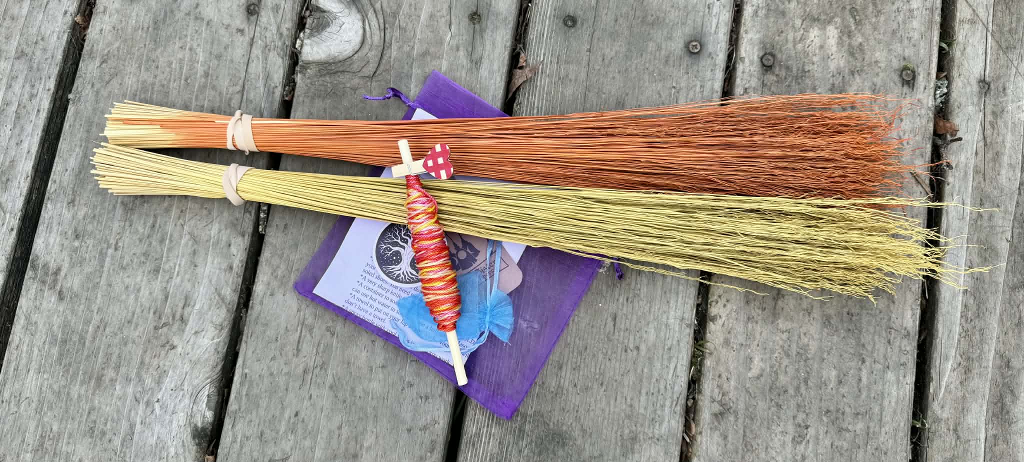 Broom Making 601 - Sunshine - Usher Broom aka Rooster Tail