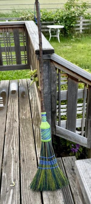 IN PERSON CLASS: October 10th - Broom Making 701 - Full-size Shaker Style Sweeper