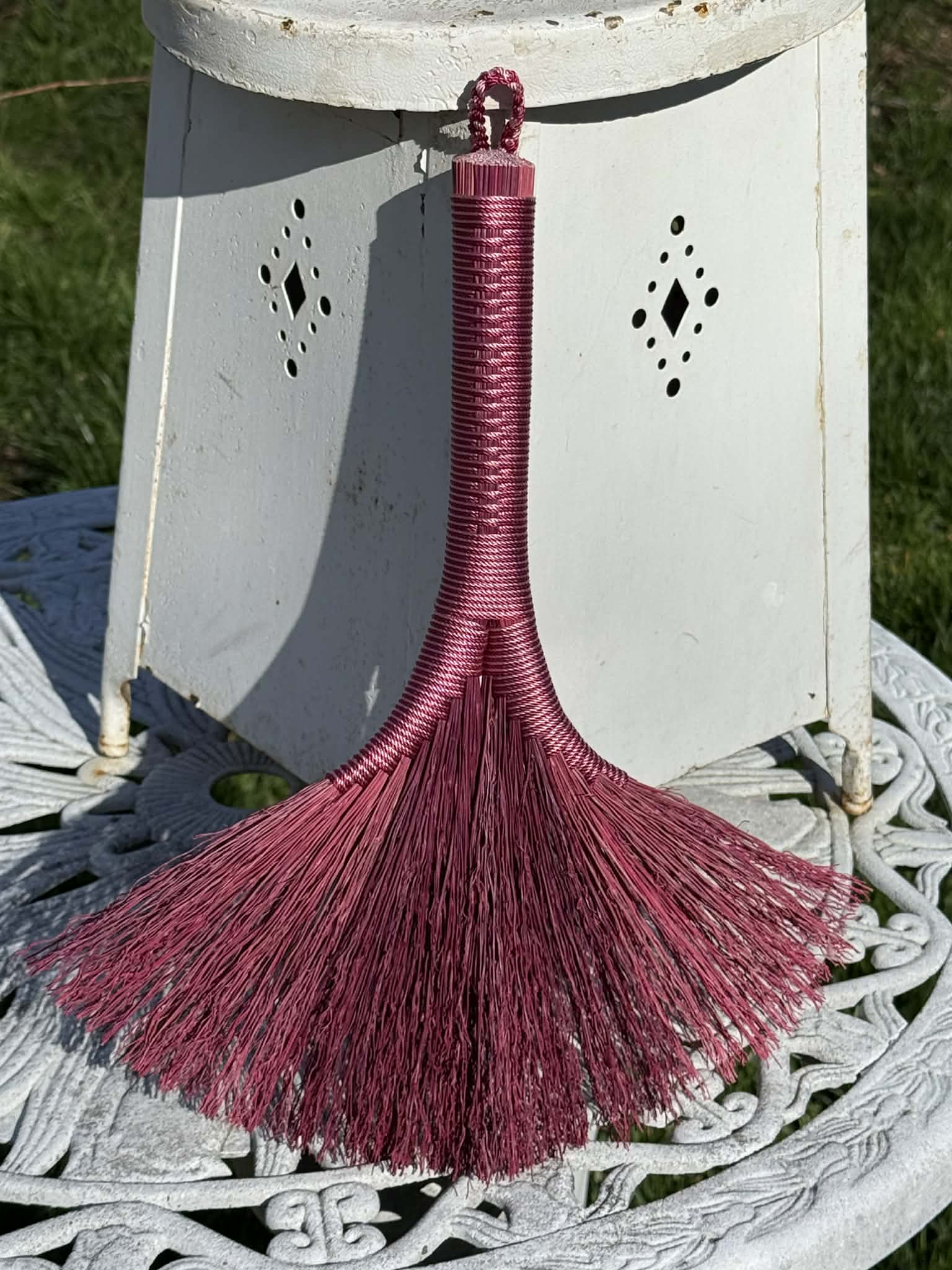 Broom Making 501 - Purple Haze - Double Broom Whisk - Image 2