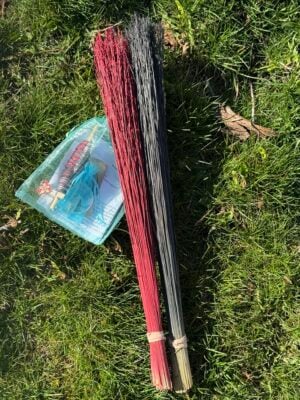 Broom Making 501 - Flamed - Double Broom Whisk