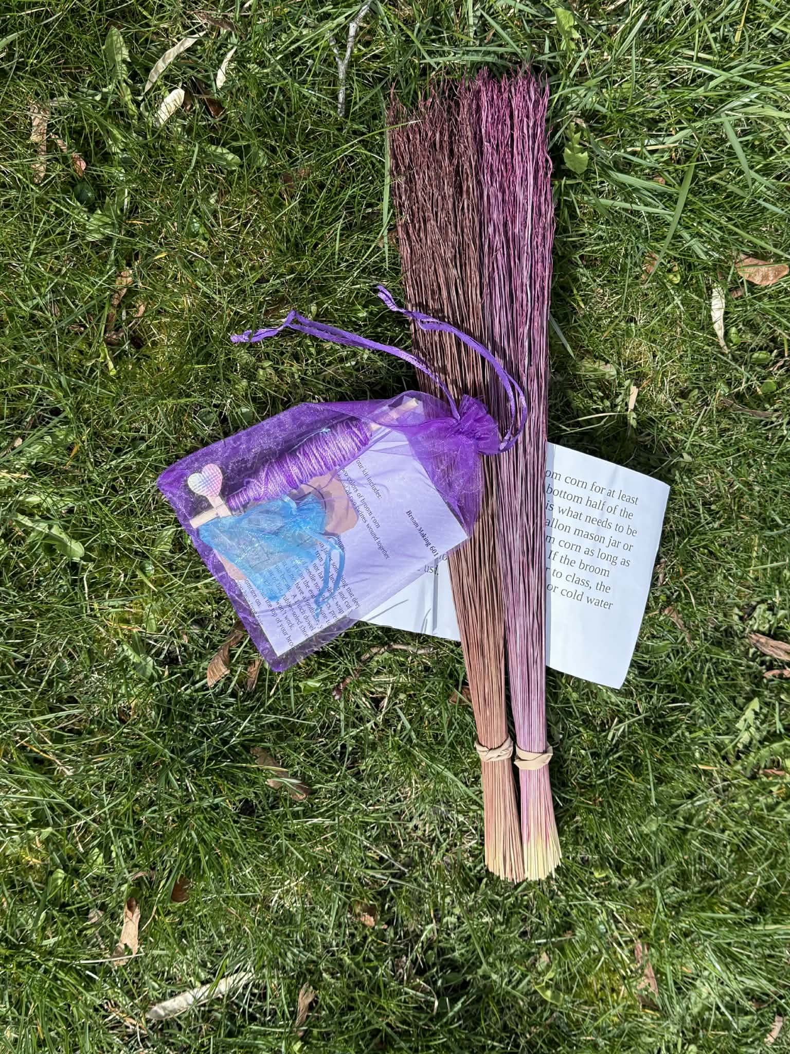 Broom Making 601 - Heatherly - Usher Broom aka Rooster Tail