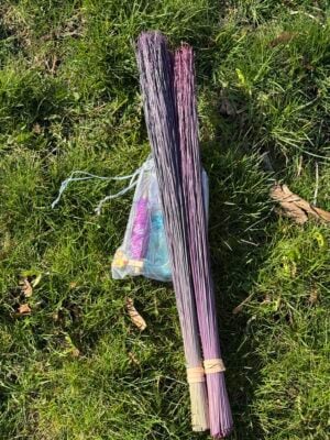 Broom Making 501 - Purple Haze - Double Broom Whisk